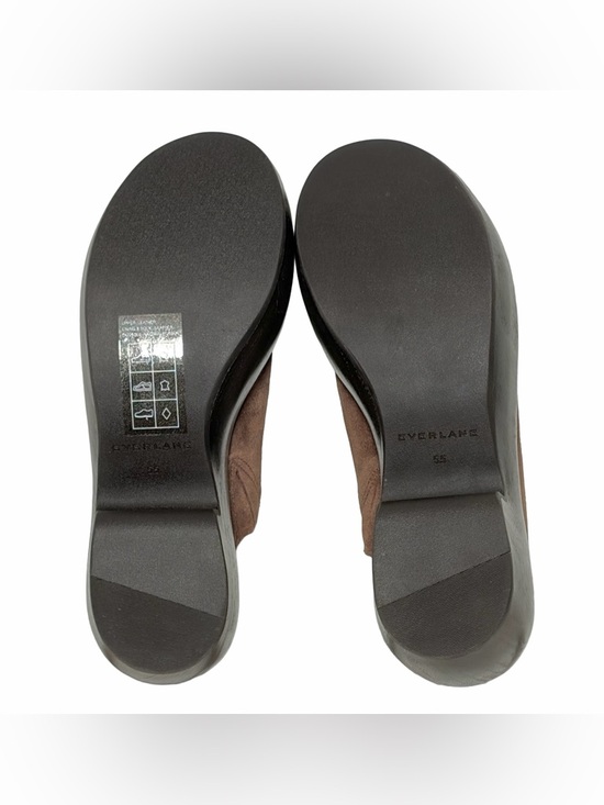 NIB Everlane Leather The Puffa Clog in Dark Umber Suede, Sizes 5.5 & 6.5 - Picture 10 of 16